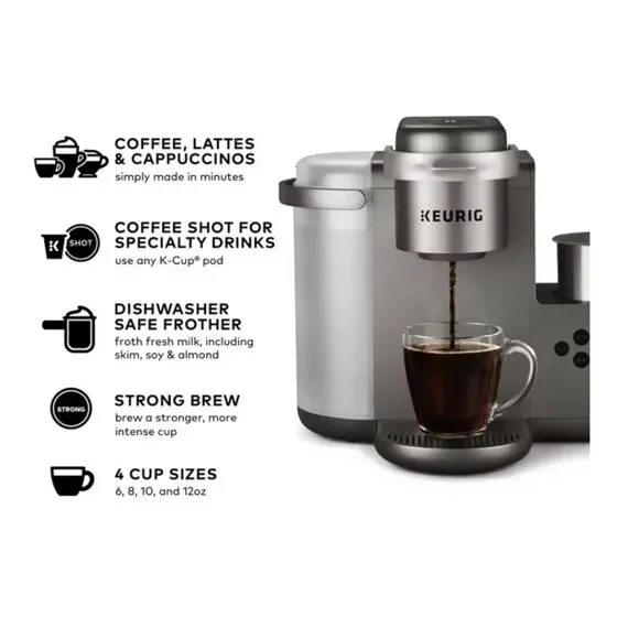 Keurig K-Cafe Single Serve Coffee Latte & Cappuchino Maker -- NEW IN BOX - Picture 8 of 13